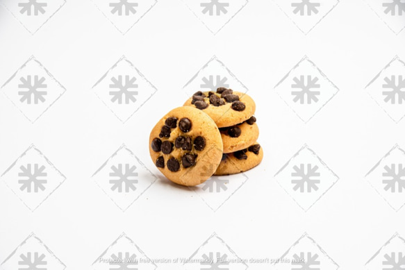 SNOWCUBE 手作クッキー ミルクチョコレート 1枚目の画像