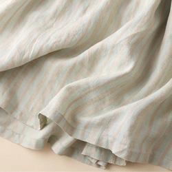 リネンドレスレディース春服アートファンシンプルな長袖ルーズで薄い綿とリネンのロングスカート 7枚目の画像