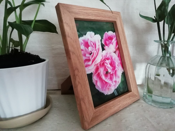 6. pink roses【額なし】 インクジェット印刷　厚手マット紙使用　２Lサイズ 3枚目の画像
