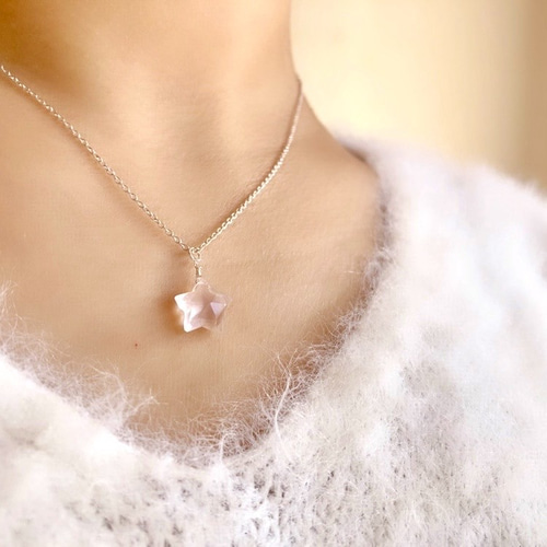 最終値下げscarabe k10 ローズクォーツ ネックレス恋愛母性最終値下げ