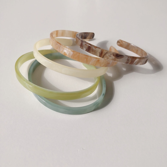 color marble bangle(欠品カラーあり) 2枚目の画像