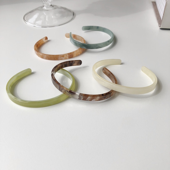 color marble bangle(欠品カラーあり) 3枚目の画像