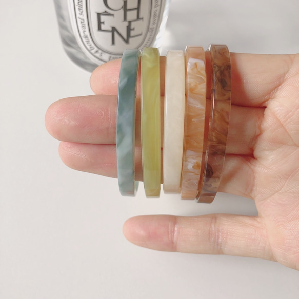 color marble bangle(欠品カラーあり) 4枚目の画像