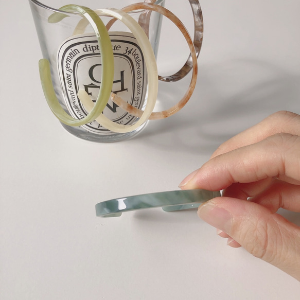 color marble bangle(欠品カラーあり) 5枚目の画像