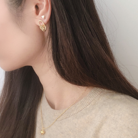 earring 4set(hoop・シルバーのみ) 5枚目の画像