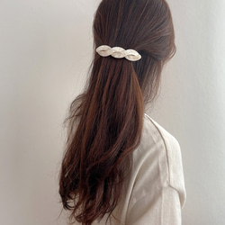 twisted hair barrette 6枚目の画像