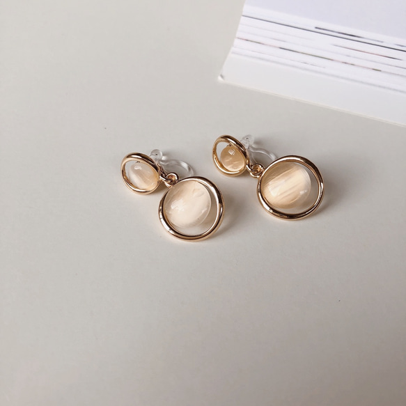 opal swing earring 3枚目の画像