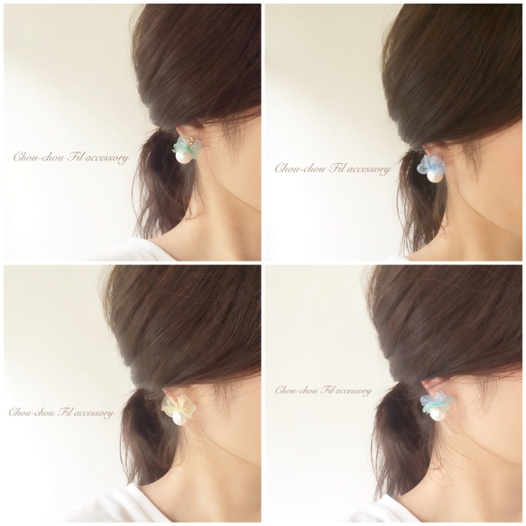 tutu&cotton pearl earring*̣̩⋆̩ 3枚目の画像
