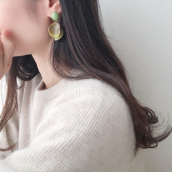 lamination swing earring 7枚目の画像