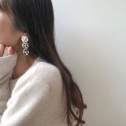 three metal earring 6枚目の画像