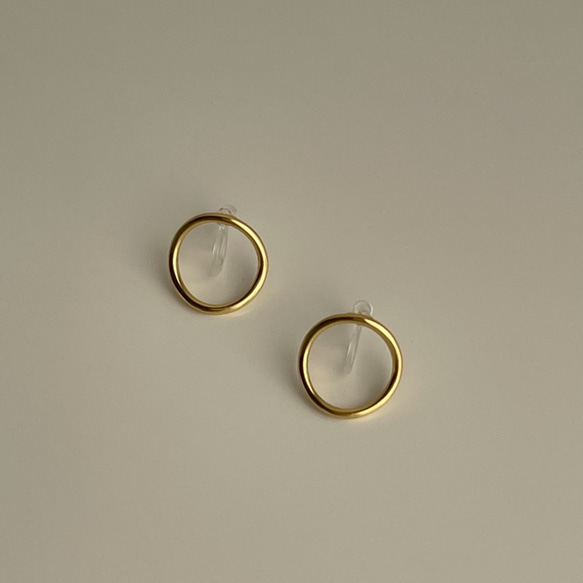 變形圓圈耳環（silver925） 第6張的照片