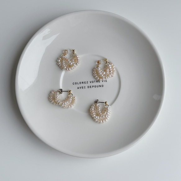 range fresh pearl earrings 4枚目の画像