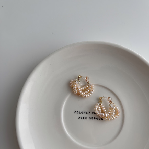 range fresh pearl earrings 9枚目の画像