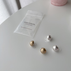 metal point earrings 8枚目の画像