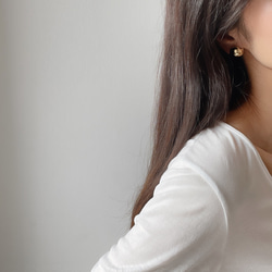ball earrings(large) 2枚目の画像