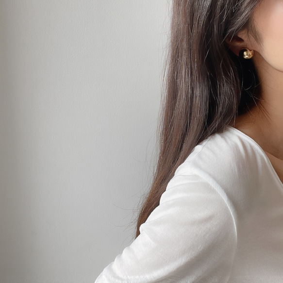 ball earrings(large) 2枚目の画像