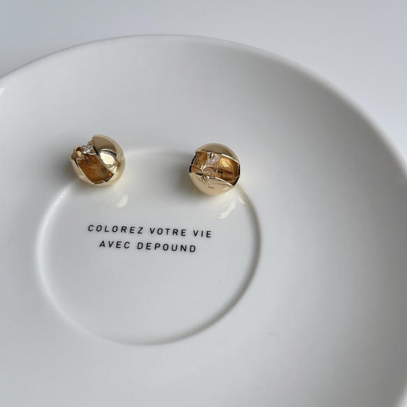 ball earrings(large) 8枚目の画像