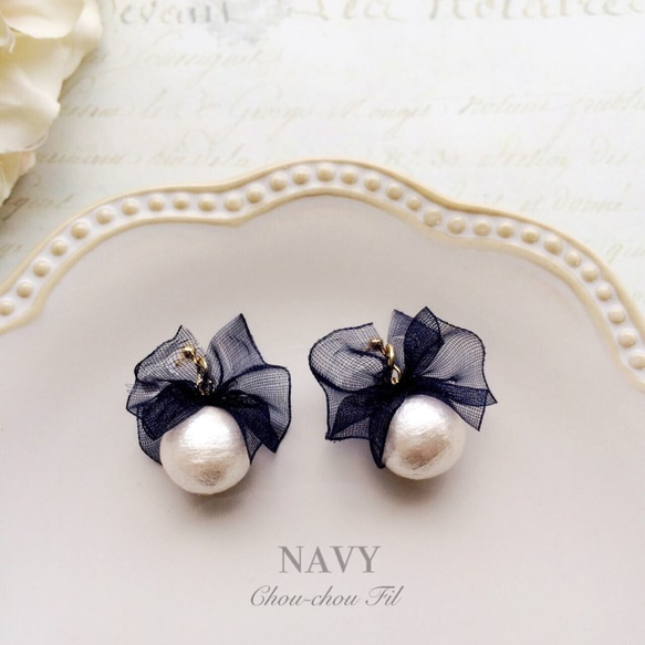 tutu&cotton pearl earring** 2枚目の画像