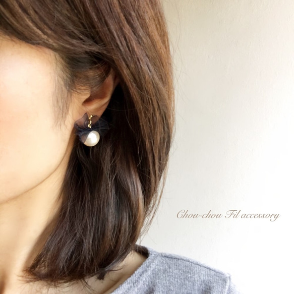 tutu&cotton pearl earring** 4枚目の画像