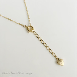 clear drop&pearl long necklace 第3張的照片