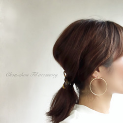 simple big hoop earring 4枚目の画像