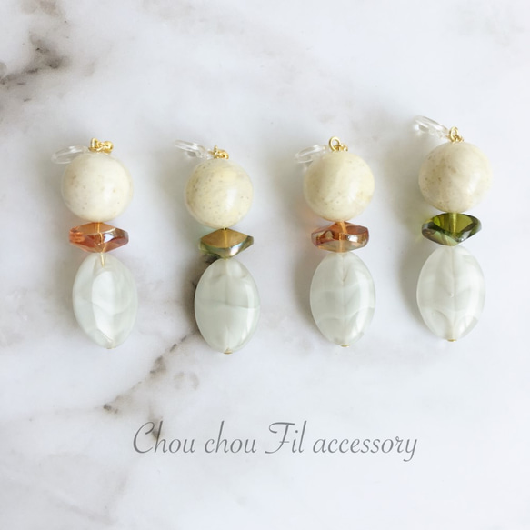 big beads earring 第3張的照片