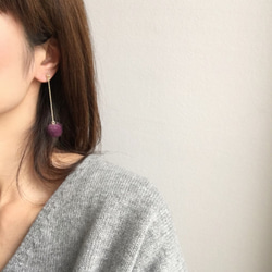 far ball long earring 6枚目の画像