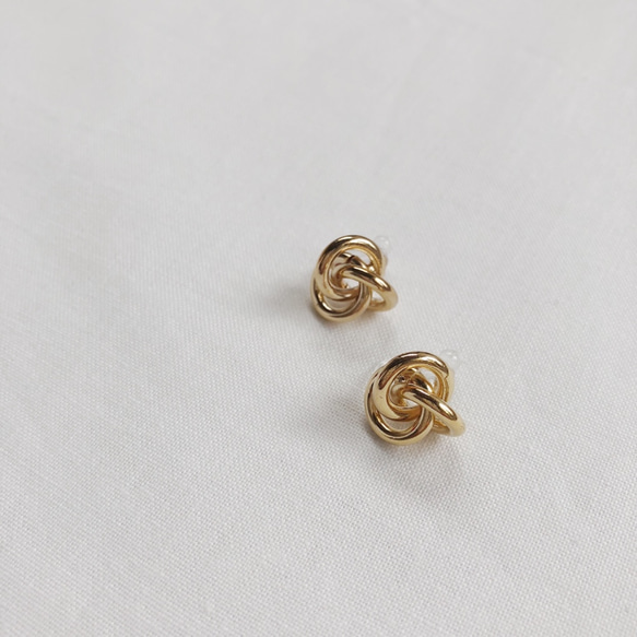 W knit earring | 2color 3枚目の画像