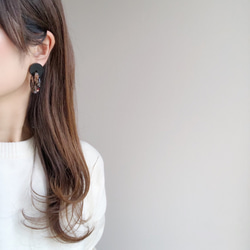 two tone color earring 8枚目の画像