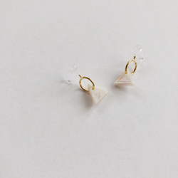 gold ring&triangle earring 3枚目の画像