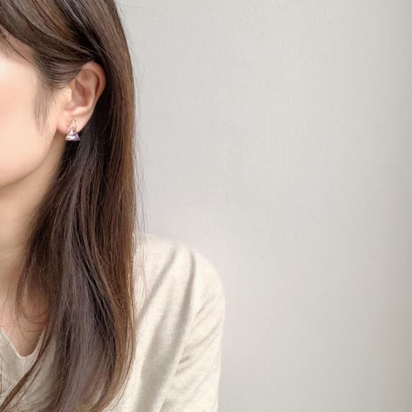 gold ring&triangle earring 7枚目の画像