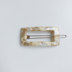 square hair clip(欠品カラーあり) 5枚目の画像