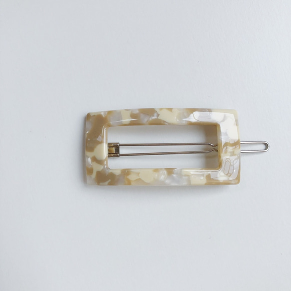 square hair clip(欠品カラーあり) 5枚目の画像