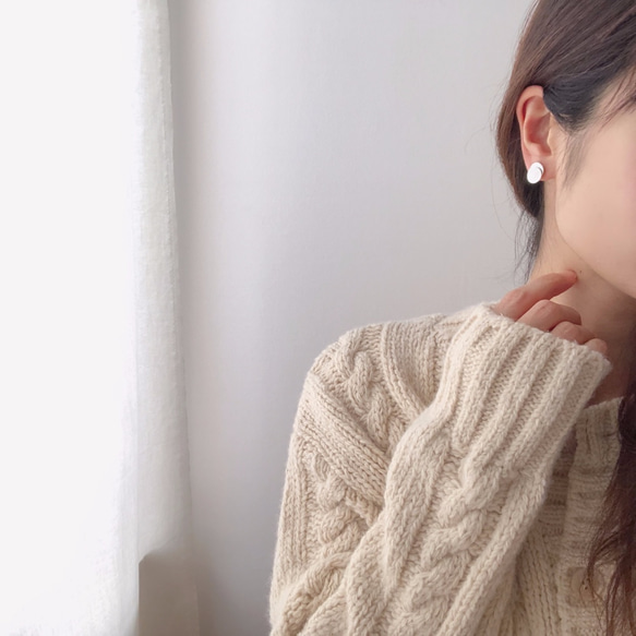 circle layered mini earring 9枚目の画像