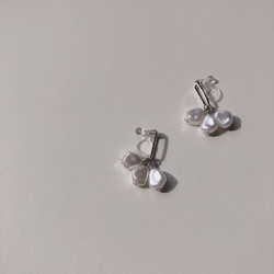 巴洛克式珍珠鞦韆耳環 第6張的照片