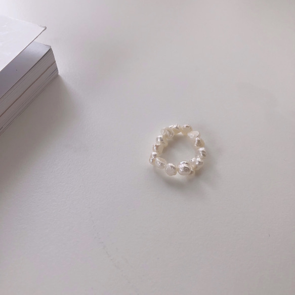 淡水珍珠戒指 第2張的照片