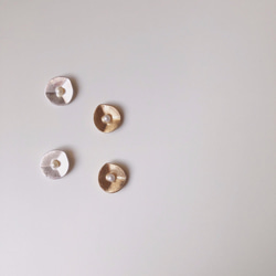 circle point pearl earring 1枚目の画像