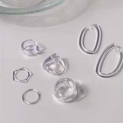 clear big ring(角のみ) 5枚目の画像