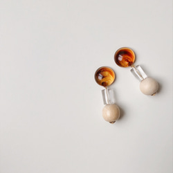 木珠鞦韆耳環 第3張的照片