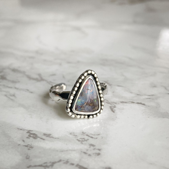 ボルダーオパール silverリング シルバー 【公式通販】