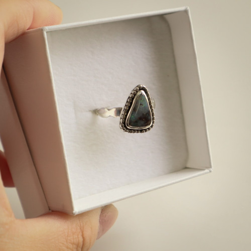 Silver Ring -Boulder Opal】ボルダーオパールのシルバーリング