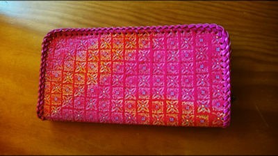 ロングウォレット・鮮やかピンク