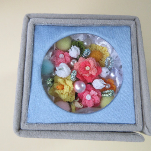 ときめく！つまみ細工のジュエリーボックス(汚れないアイデア品