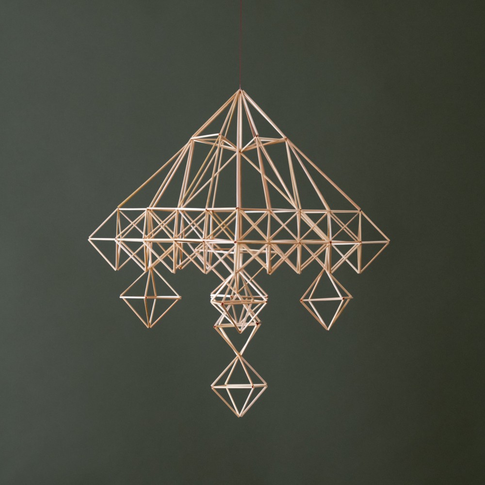 ライ麦わらヒンメリ『 house (家) 』　〈受注制作品〉