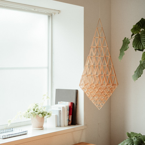 ライ麦わらヒンメリ『 Respect 7x7 (敬意) 』 〈受注制作品〉 モビール