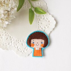 カップケーキひよこフェルト名札 ワッペン その他入園グッズ pikataka