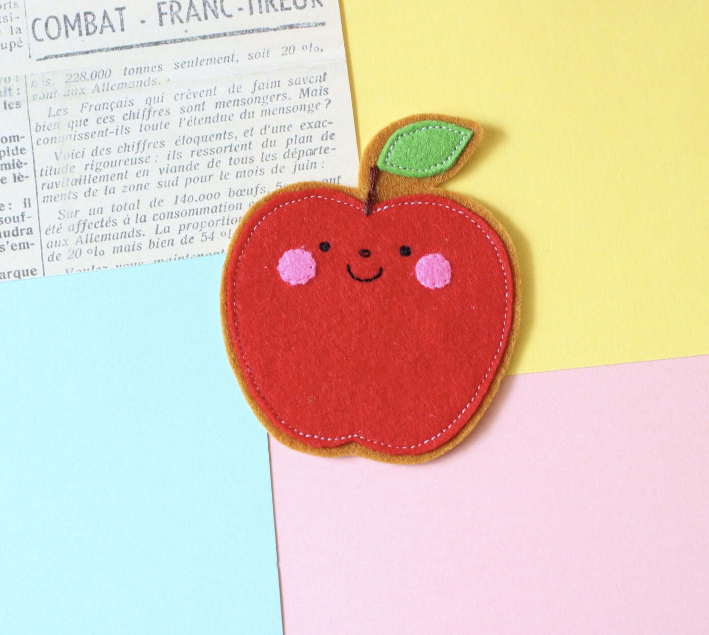 りんごページ＊フェルトケーキ