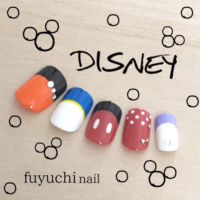 ディズニー風ネイル＊ ネイルチップ（つけ爪） fuyuchi 通販｜Creema