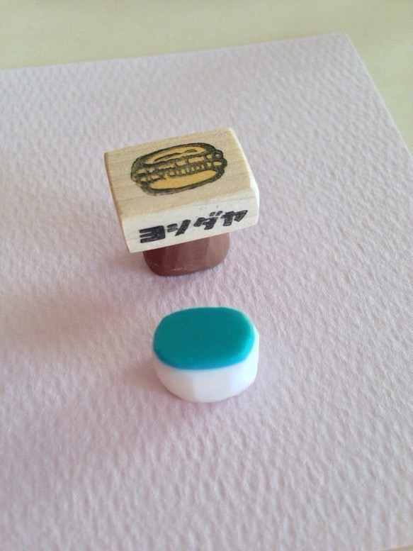 クラッシックなフランス菓子はんこ  Macaron マカロン 2枚目の画像