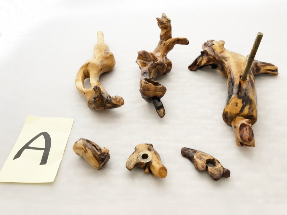 自然木　竿掛けA